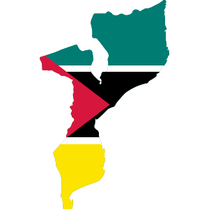Africa Map Button-Mozambique