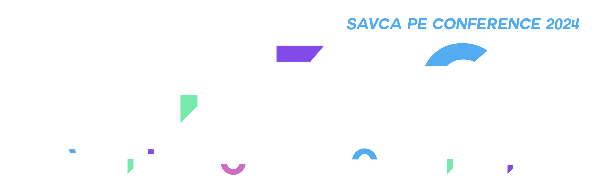 SAVCA PE Conference 2023 Logo Synery Reversed